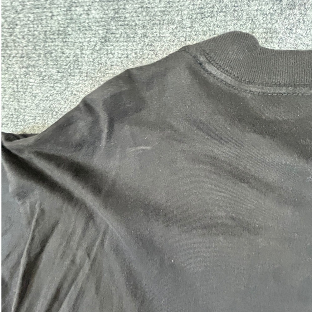 Vintage Smoky Mountains Pigeon Forge TN Guitar T-Shirt Black Embroidered Large - Picture 7 of 7